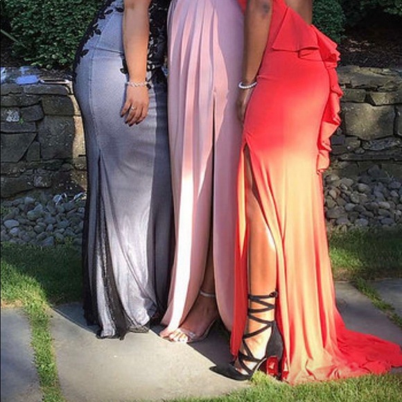 Coral Prom/ Event Dress - Picture 8 of 8